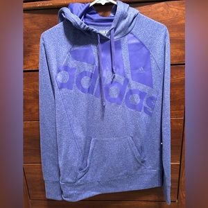 Women’s adidas purple hooded sweatshirt